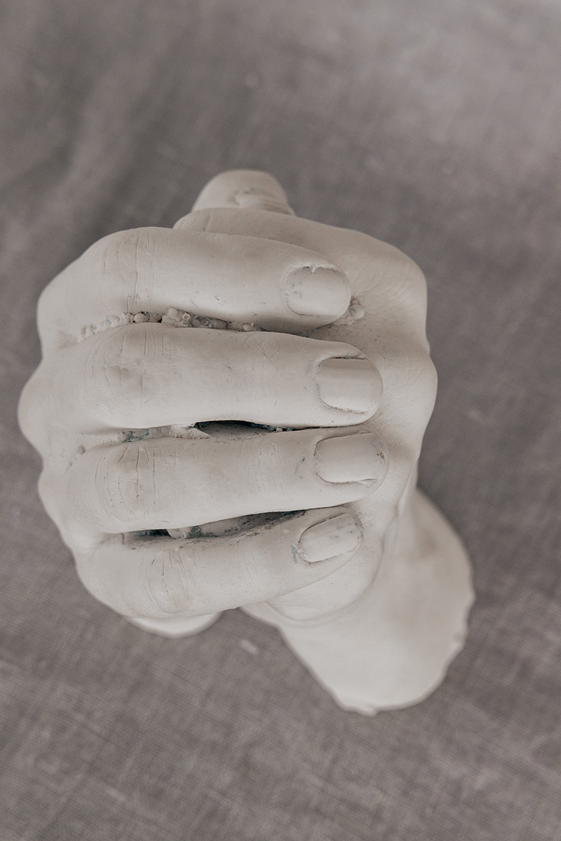 Kleiner Gruß, Studie, Artestone, 15 cm